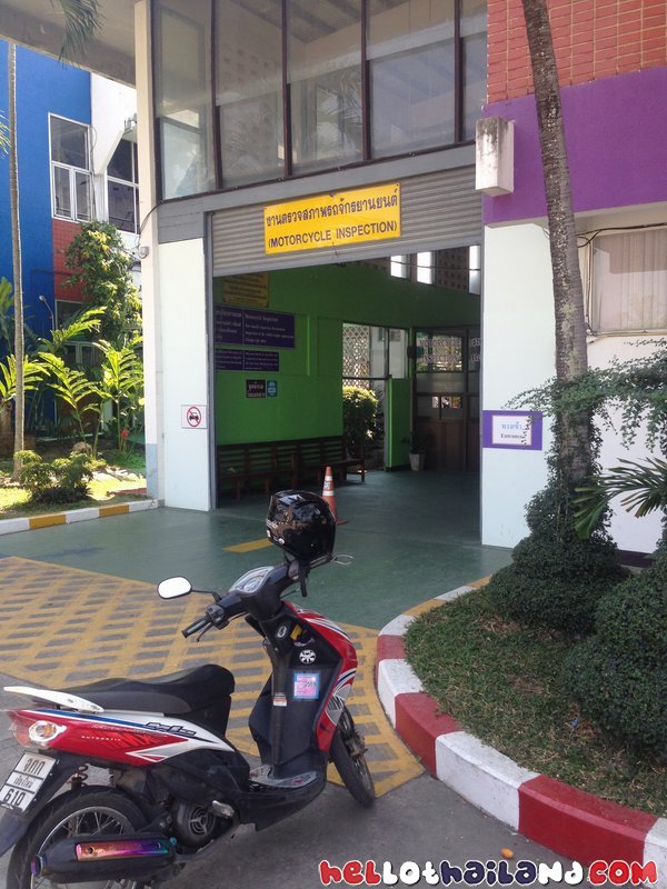 Inspection Area Motorbike Chiang Mai DMV