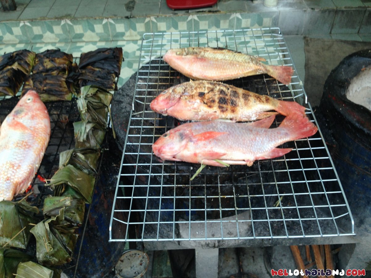 lert Ros restaurant Chiang Mai Fish Grilled